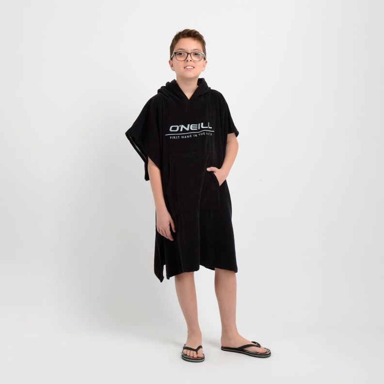 PONCHO TOALLA CALI BOY NEGRO-2