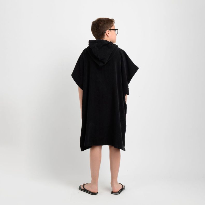PONCHO TOALLA CALI BOY NEGRO-3