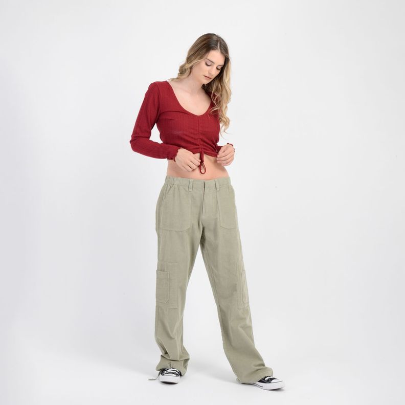 PANTALON COTELE KREE VERDE CLARO-2