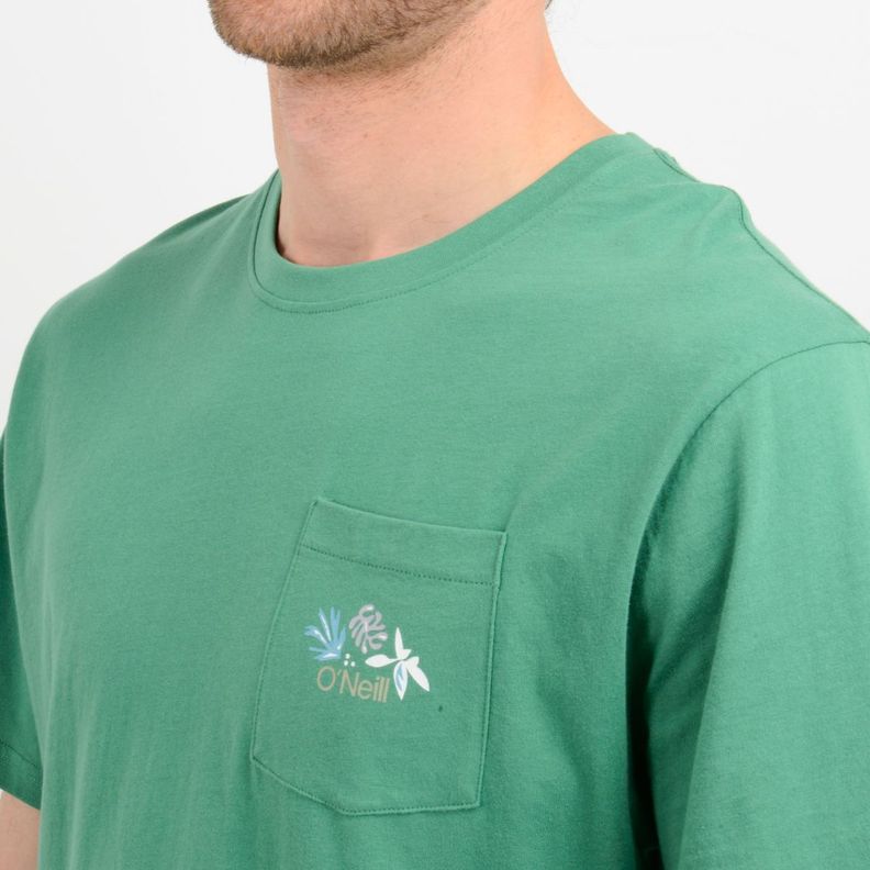 POLERA MANGA CORTA OG FLOWER  VERDE-4