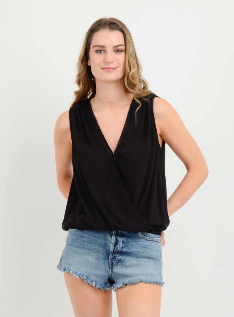 BLUSA SIN MANGAS ASHLEE NEGRO