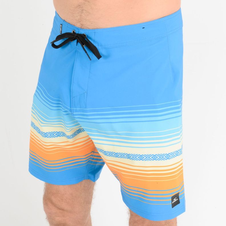 BOARDSHORT HEAT STRIPE  AZUL-4