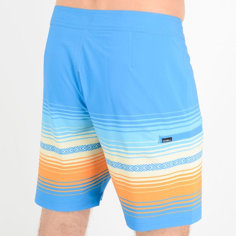 BOARDSHORT HEAT STRIPE  AZUL-5
