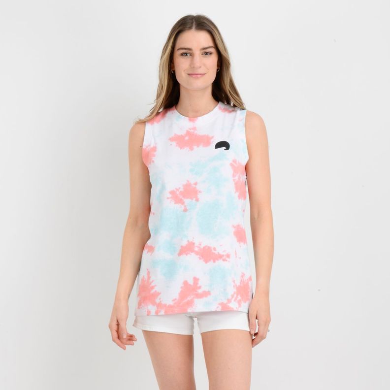 POLERA SIN MANGAS OCEAN WOWTANK  AZUL TURQUESA / AGUA-0