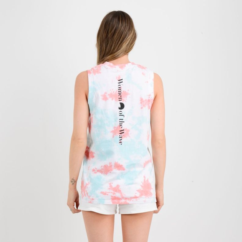 POLERA SIN MANGAS OCEAN WOWTANK  AZUL TURQUESA / AGUA-3