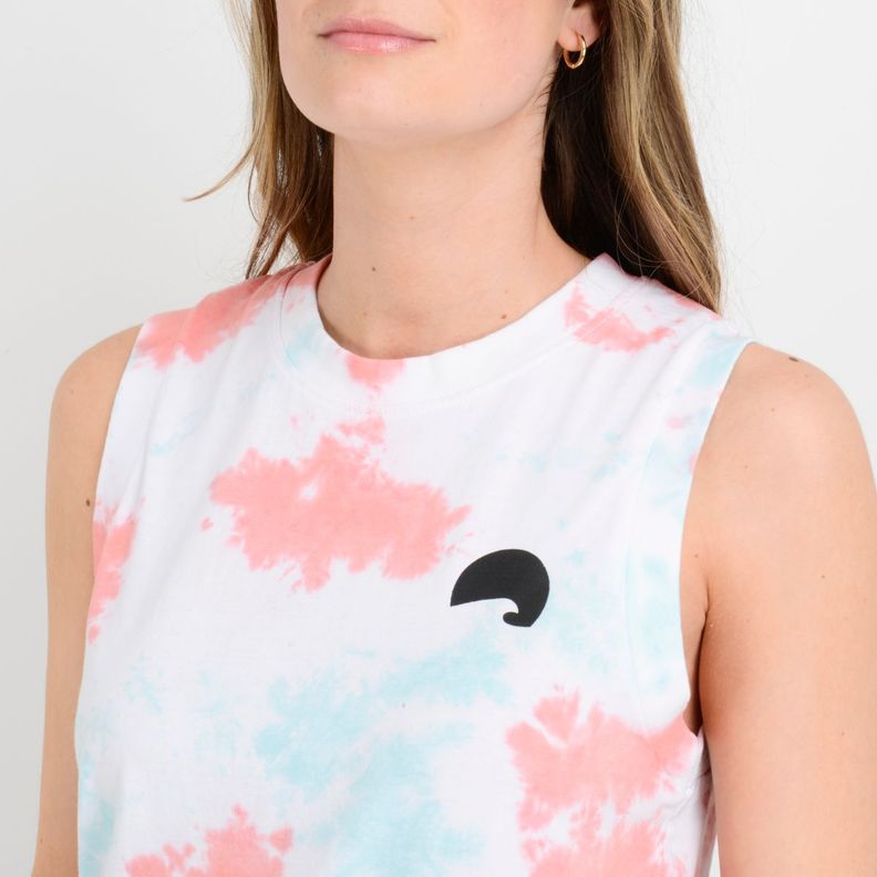 POLERA SIN MANGAS OCEAN WOWTANK  AZUL TURQUESA / AGUA-4