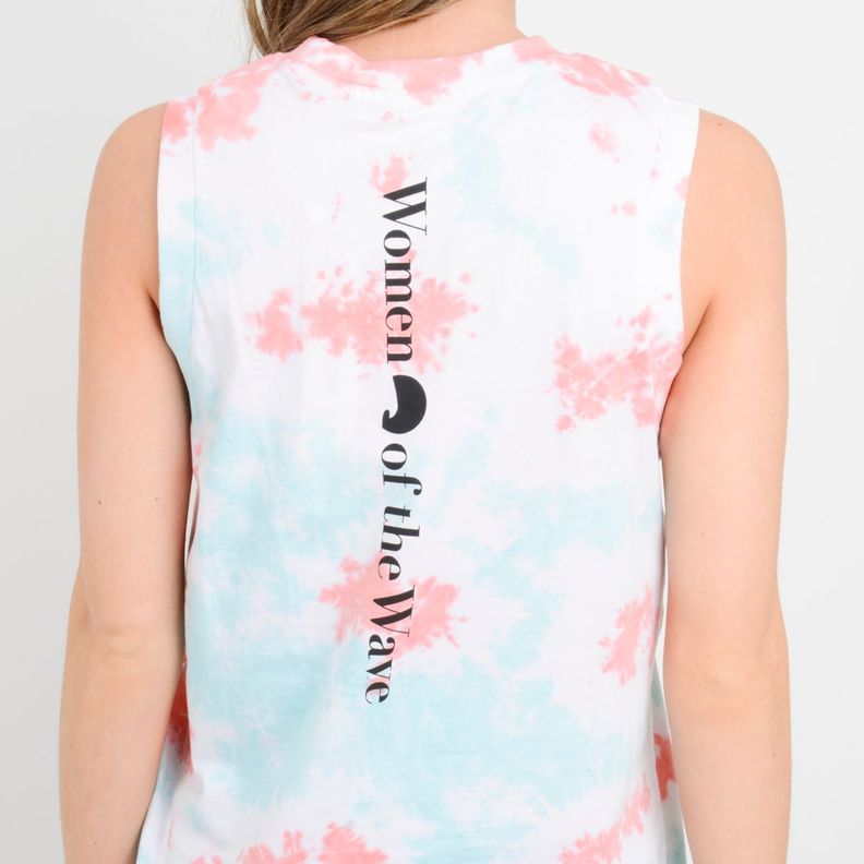 POLERA SIN MANGAS OCEAN WOWTANK  AZUL TURQUESA / AGUA-5