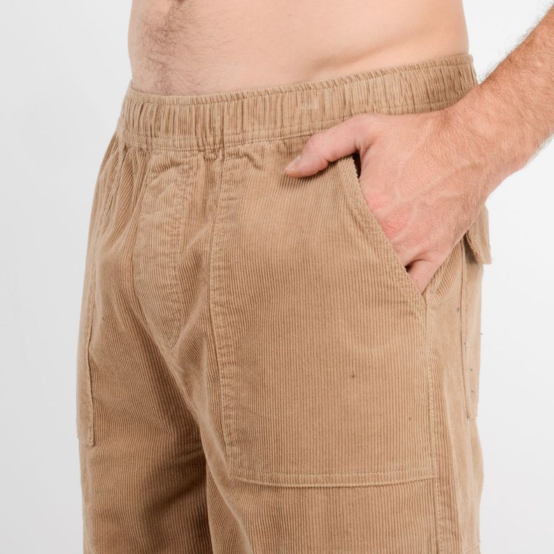 PANTALON COTELE CARGO SURF  BEIGE-2