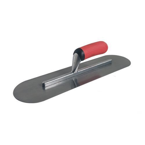 Llana de Enlucido de Acero Inoxidable 40,5cm Curva-0