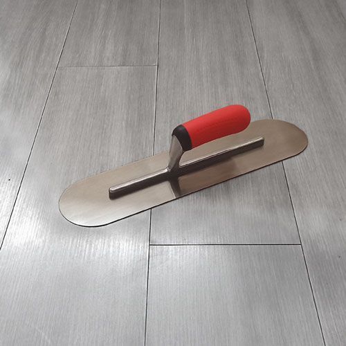 Llana de Enlucido de Acero Inoxidable 40,5cm Curva-1
