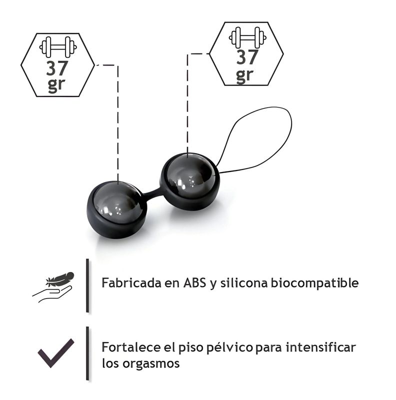 Bolas Kegel Beads Noir de Lelo-4