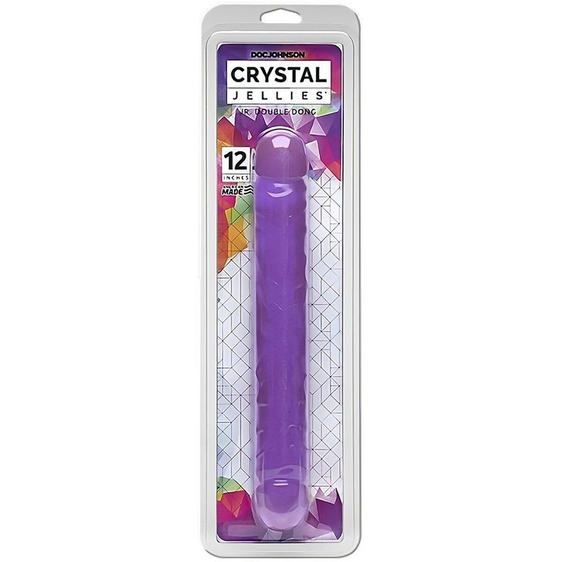Dildo Doble Jr Crystal Jellies 12-0