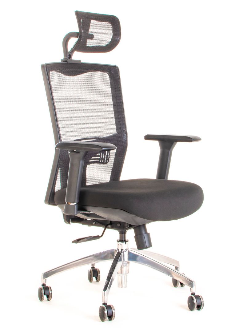 Silla MASKA-1 Sincronica con Cabecero Negro