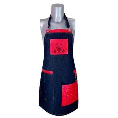 Pechera Delantal Mi Cocina Mis Reglas Rojo D2-0