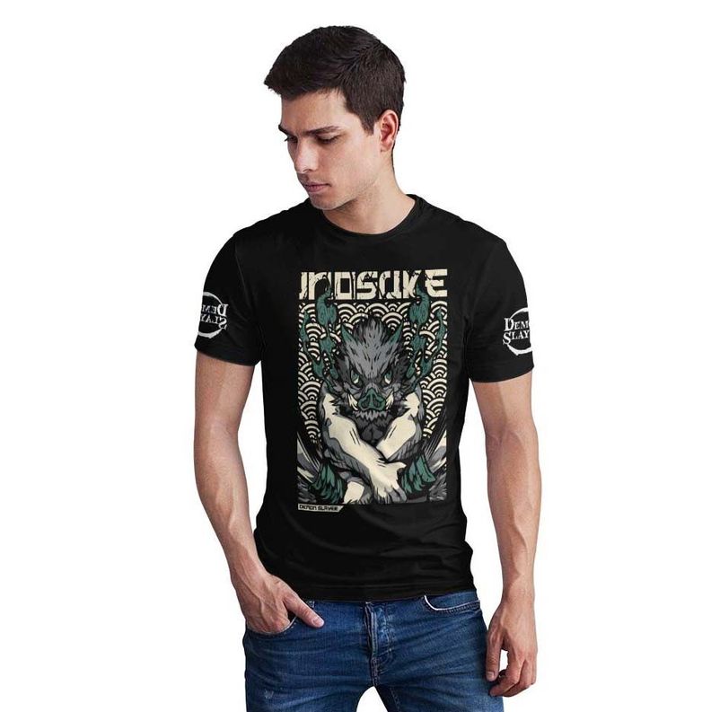 Polera Anime Inosuke Demon Slayer / Kimetsu no Yaiba D12-0