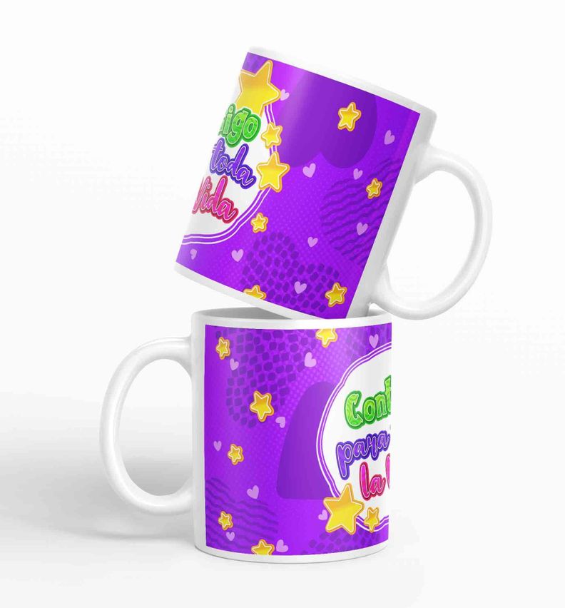 Taza Expresión de Amor- Contigo para toda la Vida D2 (320ml)-0