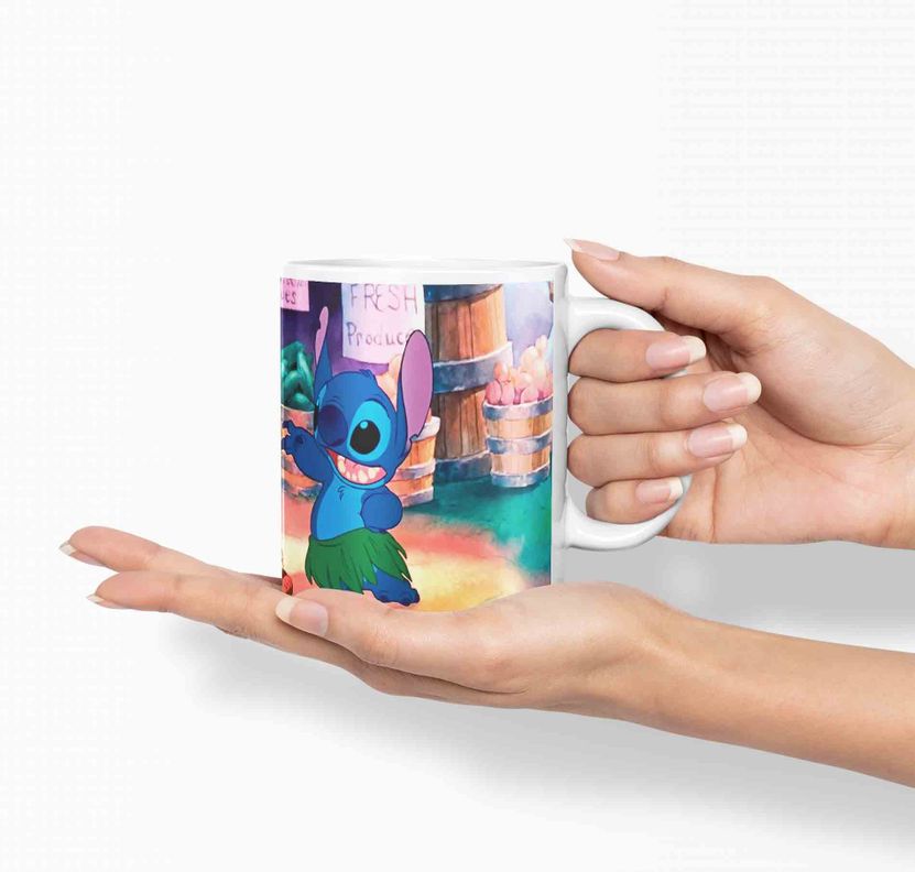 Taza Lilo y Stitch D1 (320ml)-1
