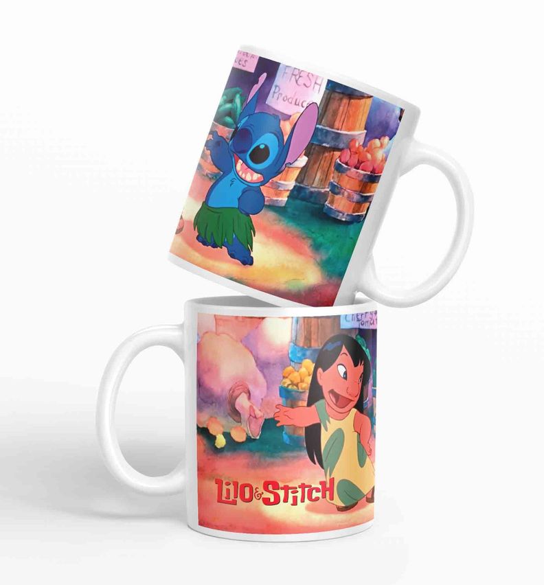 Taza Lilo y Stitch D1 (320ml)-0