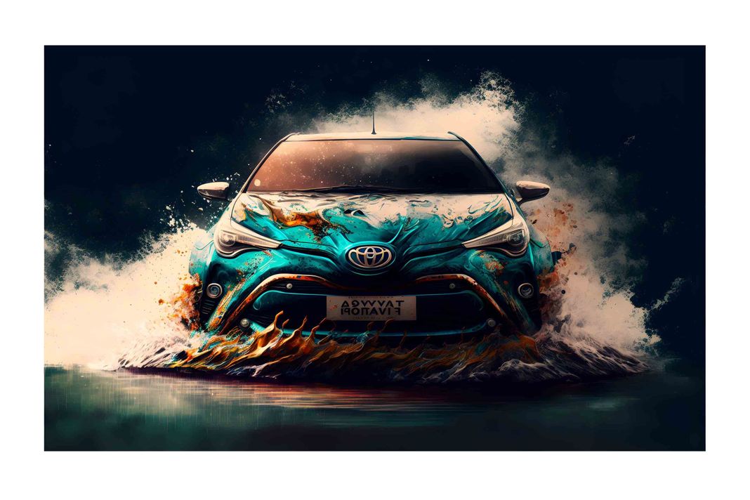 Tela Impermeable Estampada Carros D19 50cm x 70cm-1