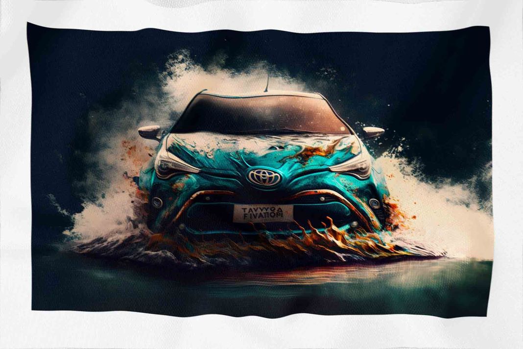 Tela Impermeable Estampada Carros D19 50cm x 70cm-2