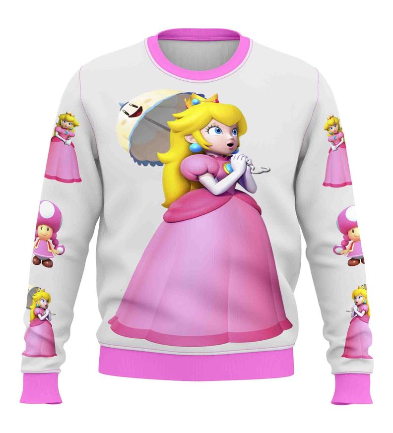 Polerón Princesa Peach - Mario Bros D1-0