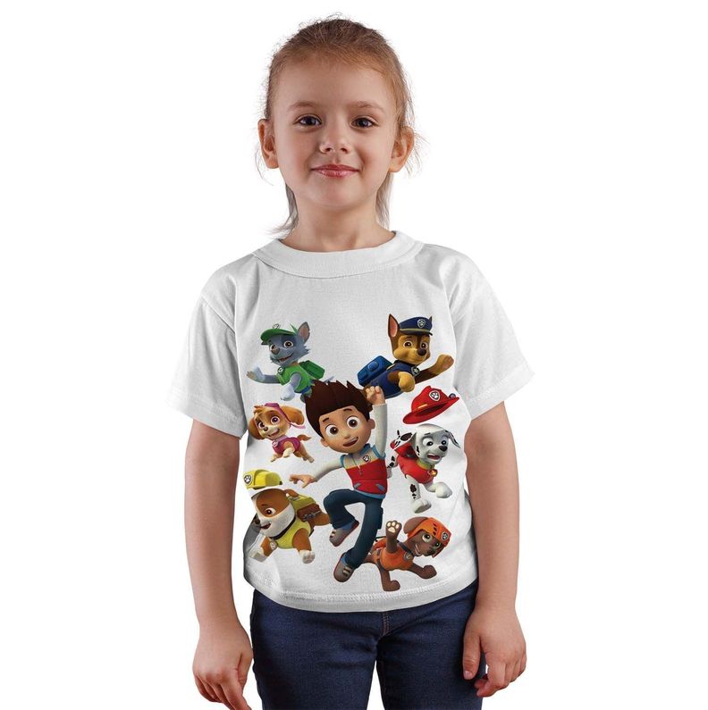 Polera Infantil Patrulla Canina - Paw Patrol D7-0