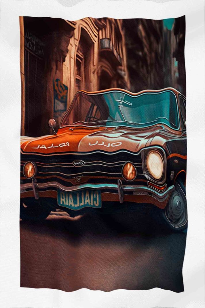 Tela Impermeable Estampada Carros D35 50cm x 70cm-2