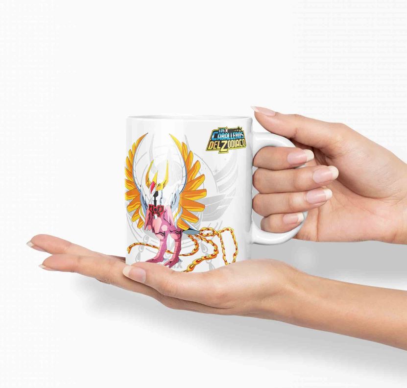Taza Caballero del Zodiaco - Fenix D14 (320ml)-1
