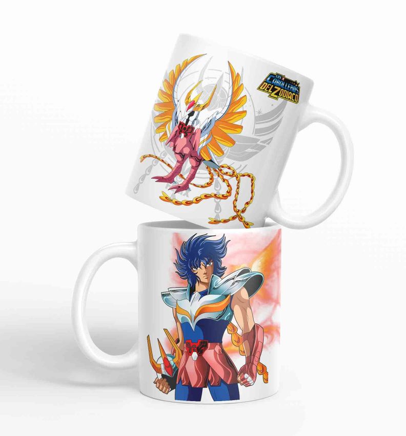 Taza Caballero del Zodiaco - Fenix D14 (320ml)-0