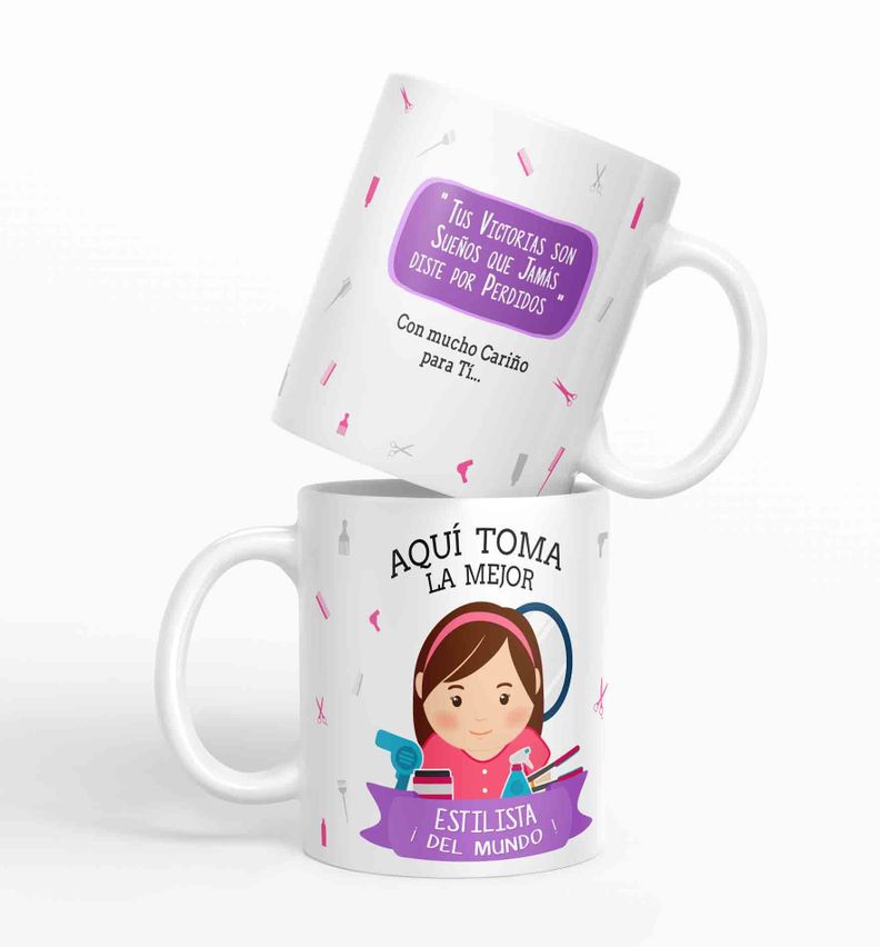 Taza aquí toma la mejor Estilista del mundo D75-0
