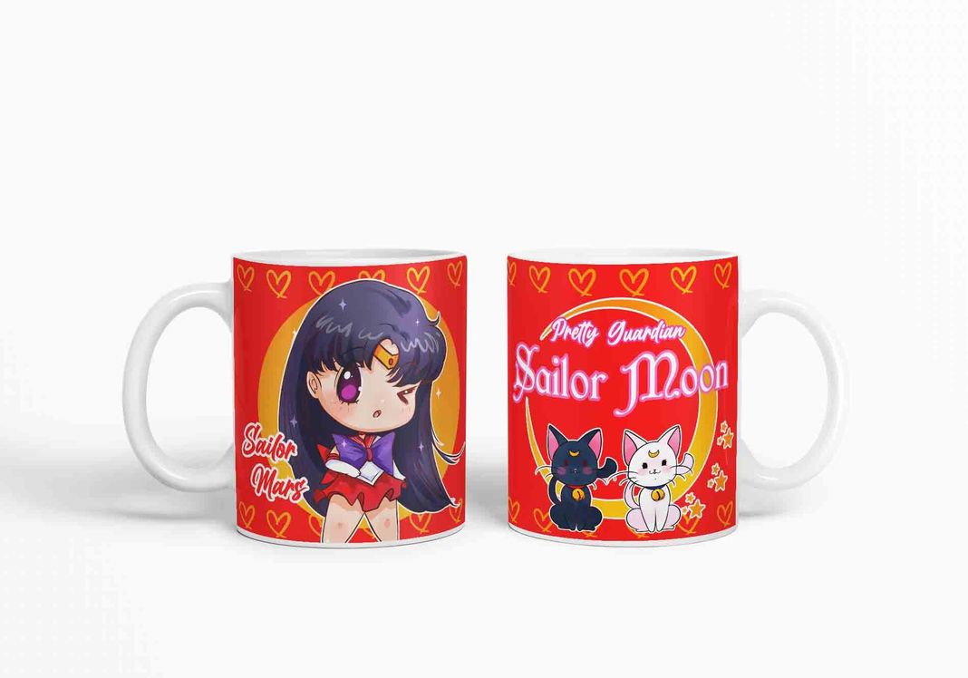 Taza Sailor Moon - Sailor Marsk  D2-0