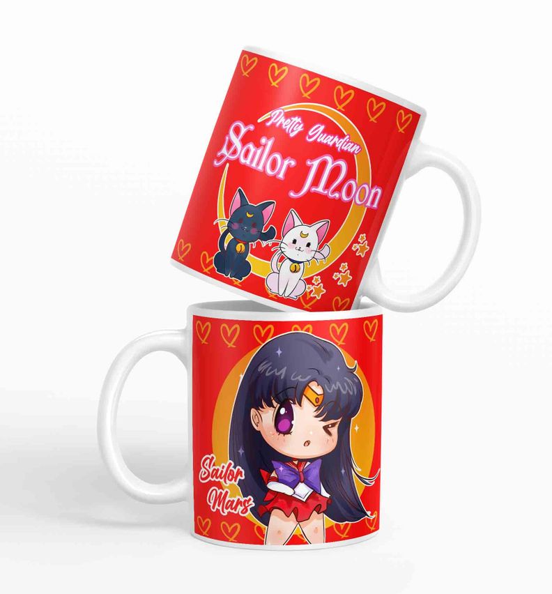 Taza Sailor Moon - Sailor Marsk  D2-1
