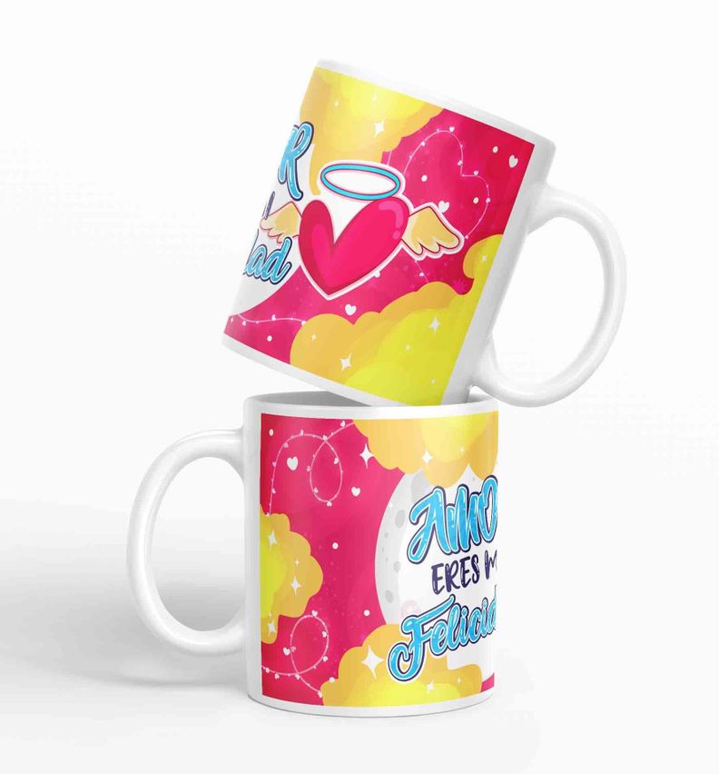 Taza Expresión de Amor- Amor Eres mi Felicidad D1 (320ml)-2