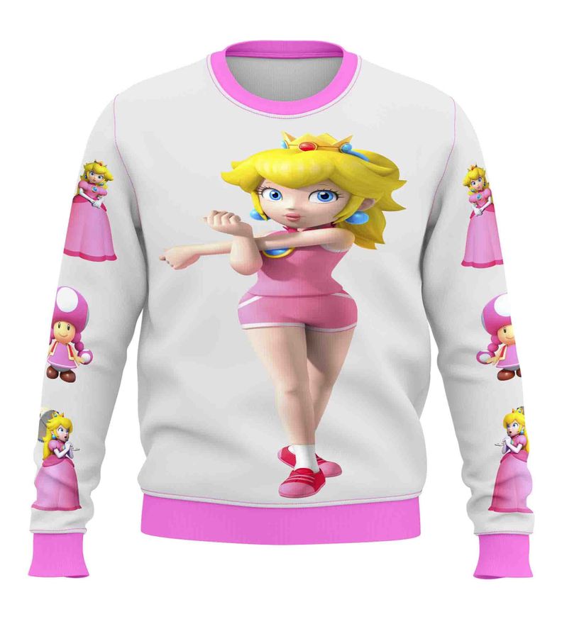 Polerón Princesa Peach - Mario Bros D5-0