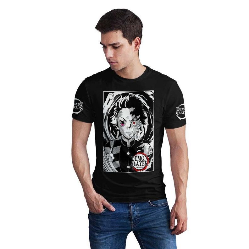 Polera Anime Tanjiro Demon Slayer / Kimetsu no Yaiba D8-0