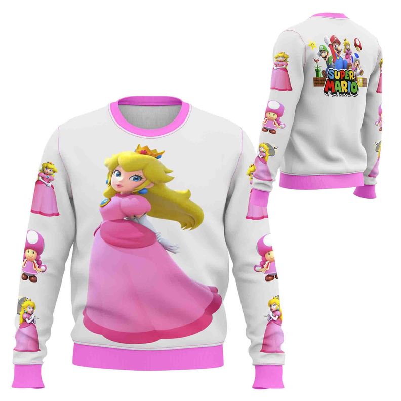 Polerón Princesa Peach - Mario Bros D3-2