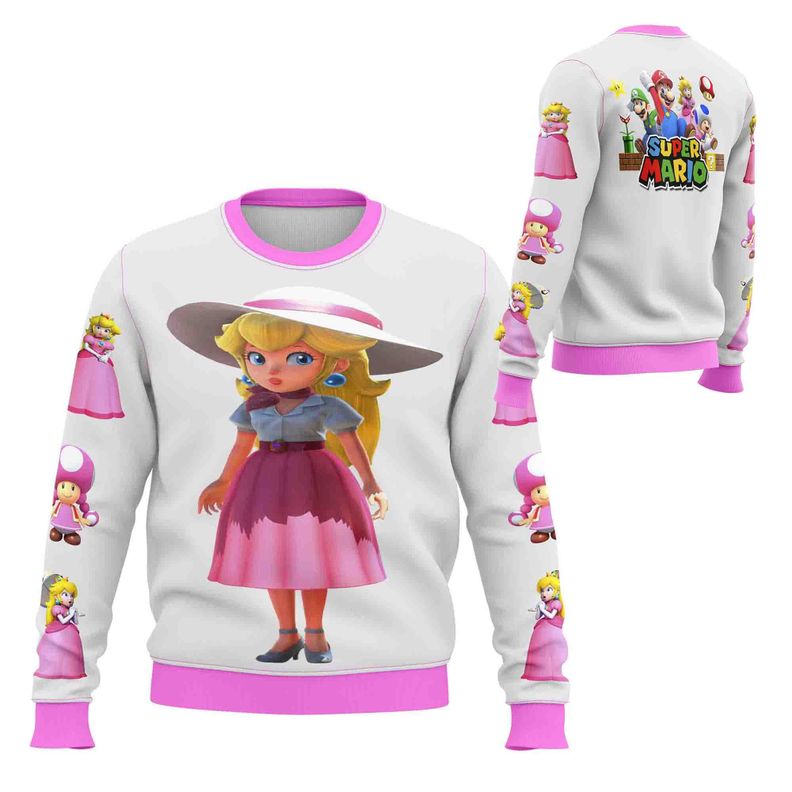 Polerón Princesa Peach - Mario Bros D2-2