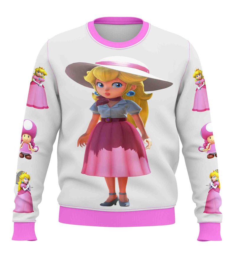 Polerón Princesa Peach - Mario Bros D2-0