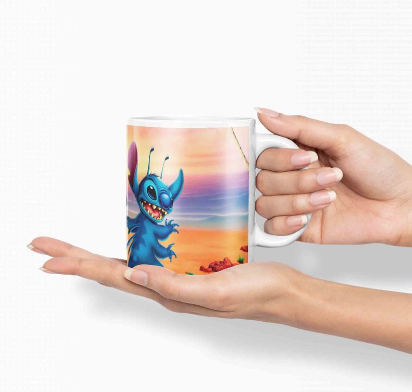Taza Lilo y Stitch D5 (320ml)-1