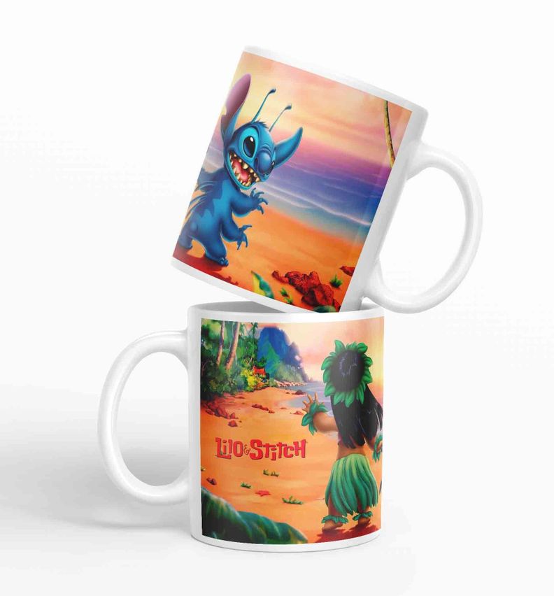 Taza Lilo y Stitch D5 (320ml)-0