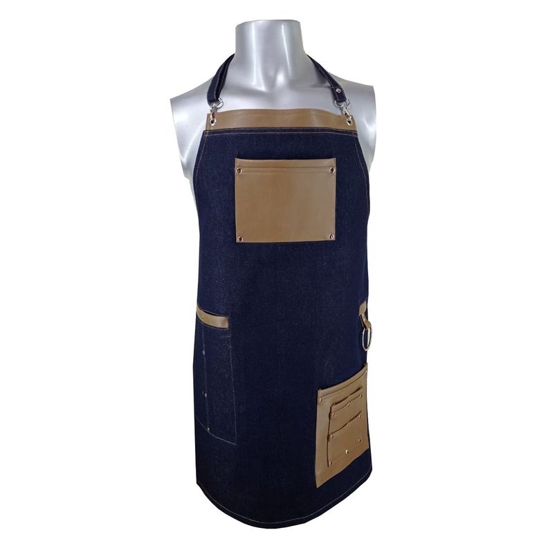 Pechera Delantal de Cocina Parrillera Unisex Ocre-0