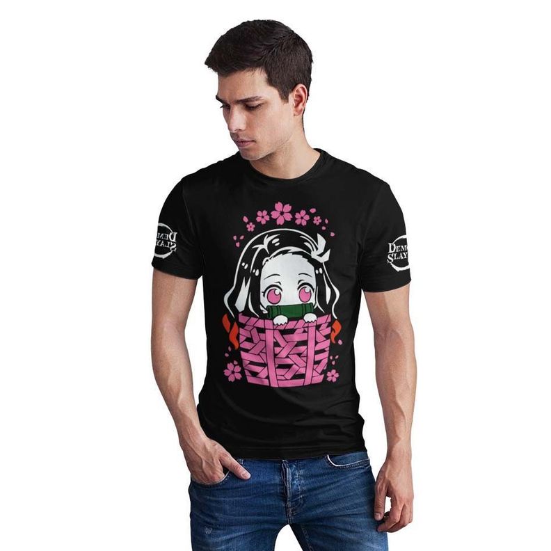 Polera Anime Nezuko Demon Slayer / Kimetsu no Yaiba D2-0