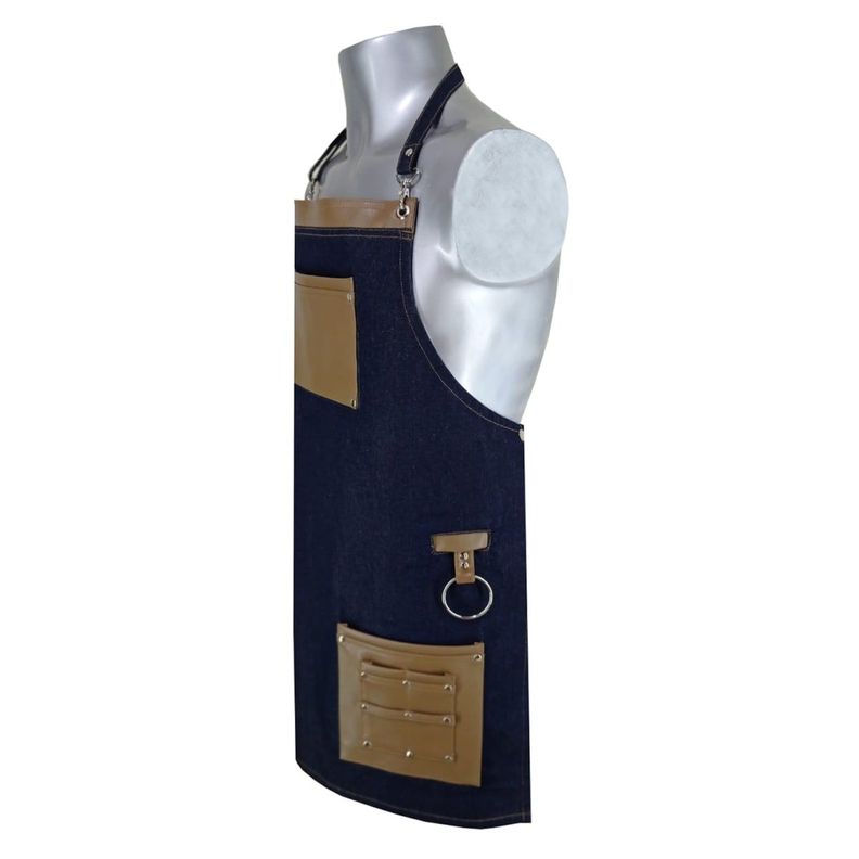 Pechera Delantal Mi Cocina Mis Reglas Ocre D1-3