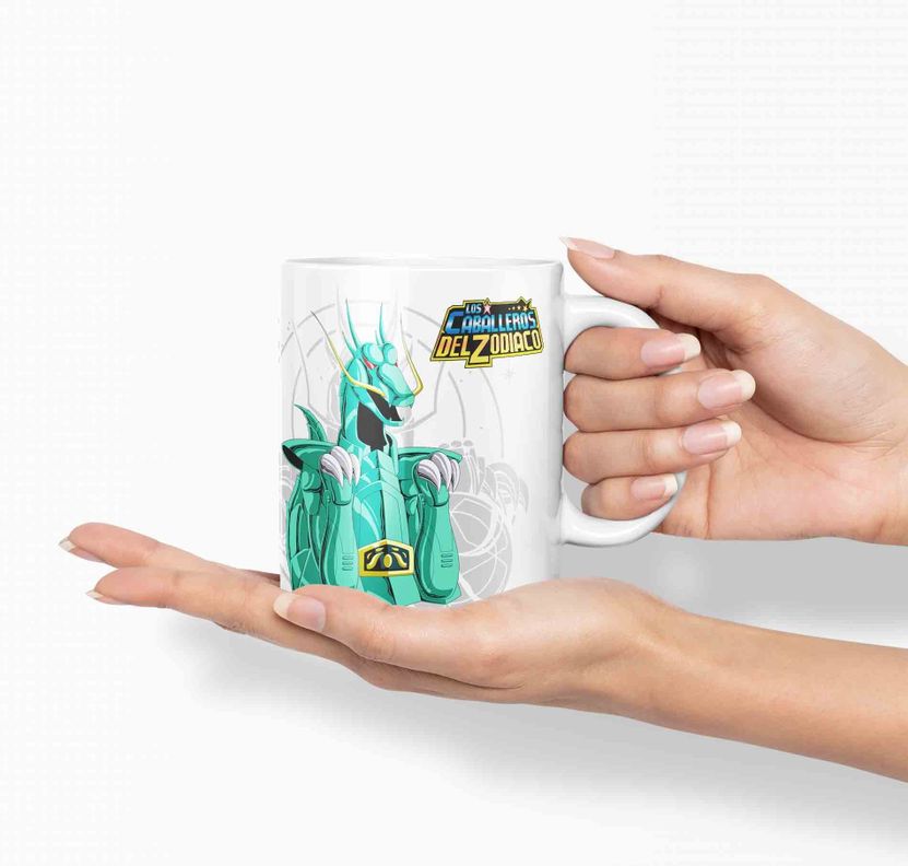 Taza Caballero del Zodiaco - Dragon  D11 (320ml)-1