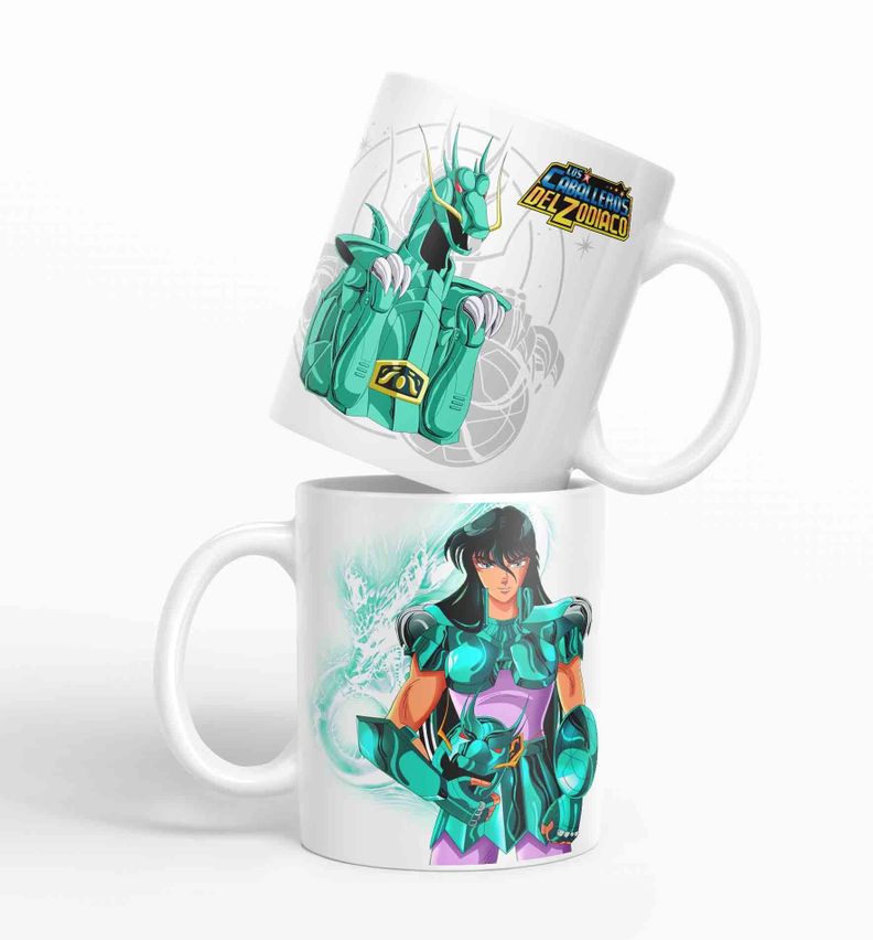 Taza Caballero del Zodiaco - Dragon  D11 (320ml)-0