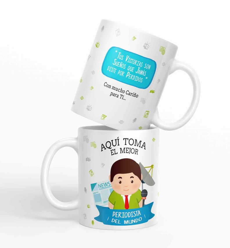 Taza aquí toma el mejor Periodista del mundo D11-0