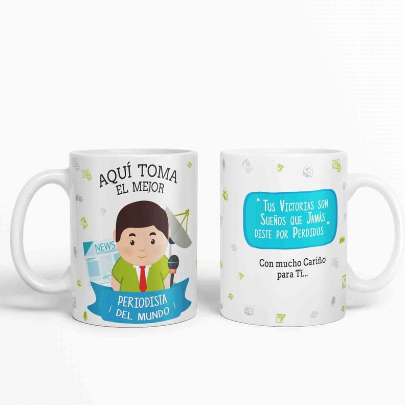 Taza aquí toma el mejor Periodista del mundo D11-1