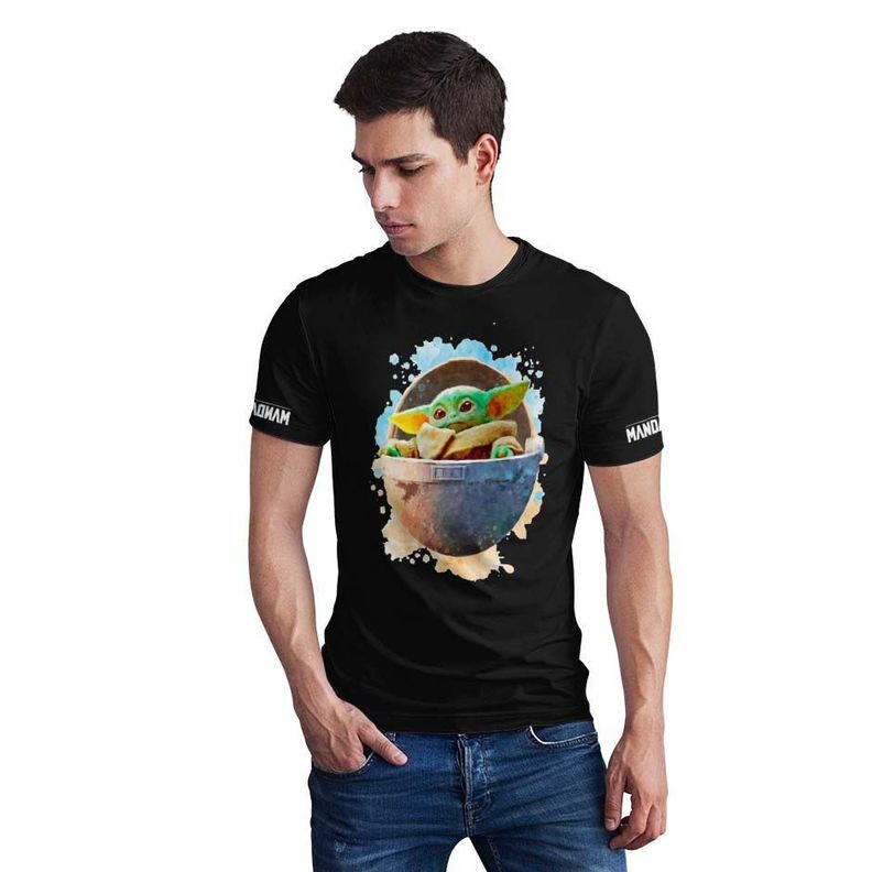 Polera Juvenil Grogu Baby Yoda The Mandalorian D4-0