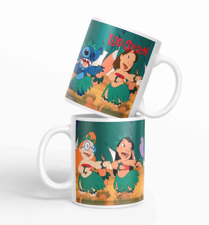 Taza Lilo y Stitch D4 (320ml)-0