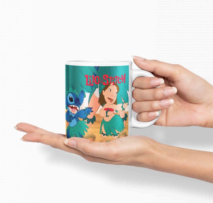 Taza Lilo y Stitch D4 (320ml)-1